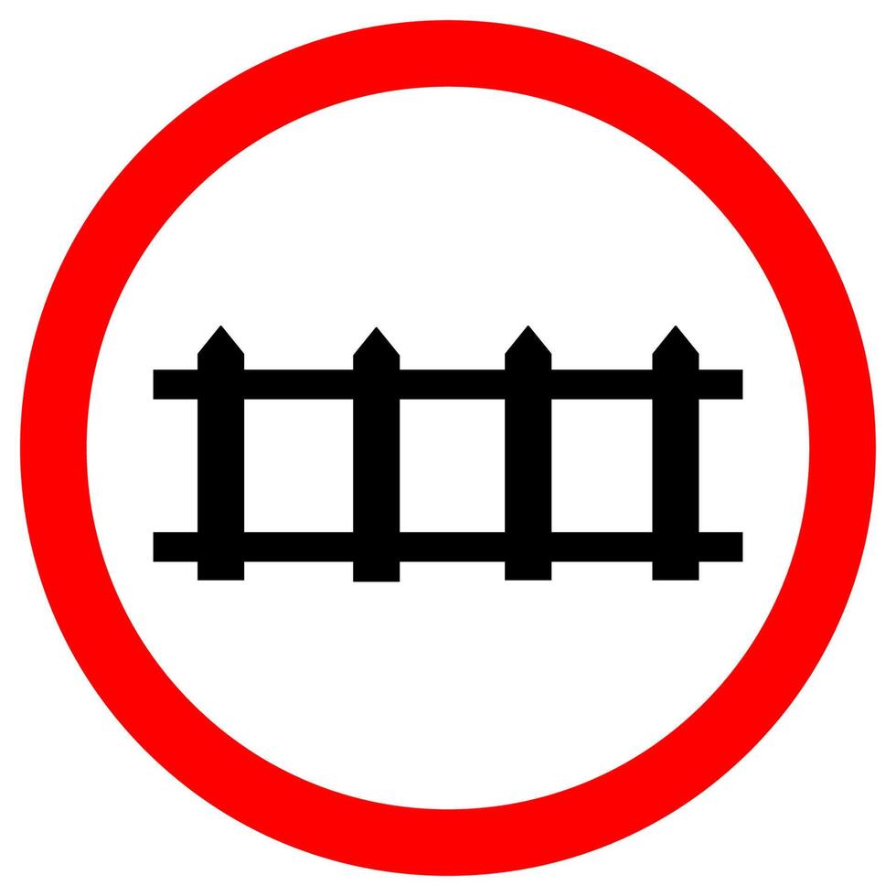 Train Railroad Traffic Road Sign Isolate On White Background,Vector Illustration EPS.10 vector