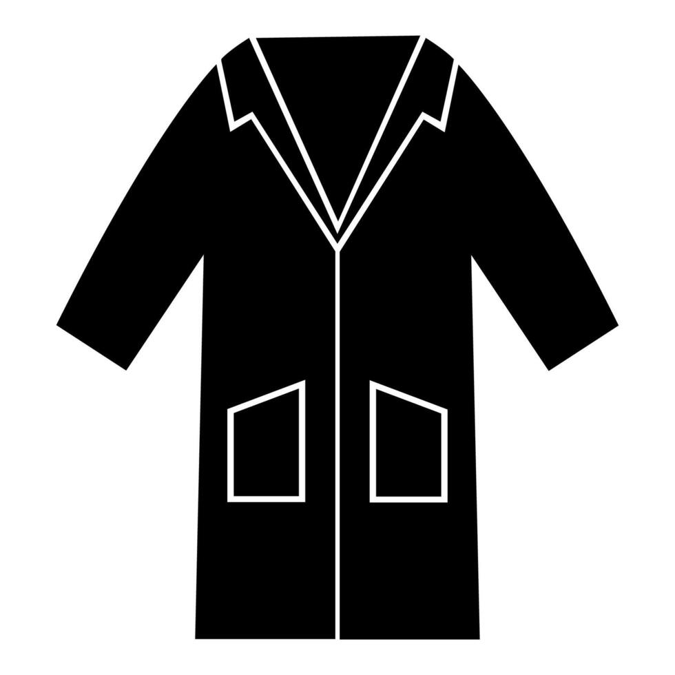 icono de ppe signo de símbolo de delantal de ropa aislar sobre fondo blanco, ilustración vectorial eps.10 vector