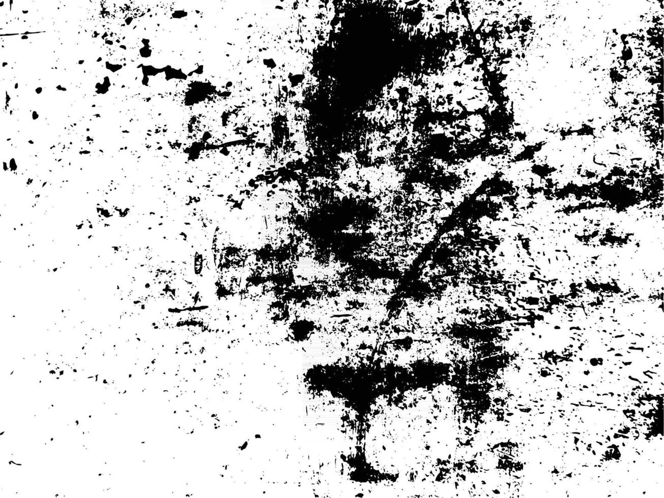 Rust and dirt overlay black and white texture vector