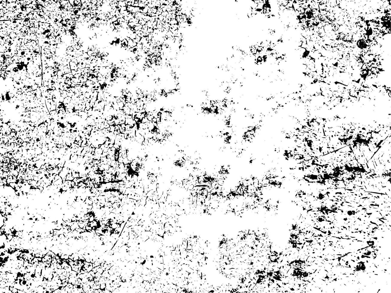 Rust and dirt overlay black and white texture vector