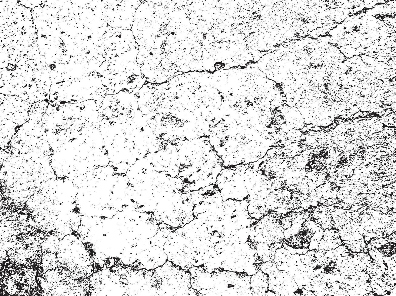 Concrete texture. Cement overlay black and white texture. vector