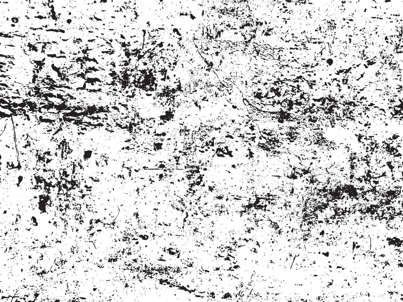 Rust and dirt overlay black and white texture vector