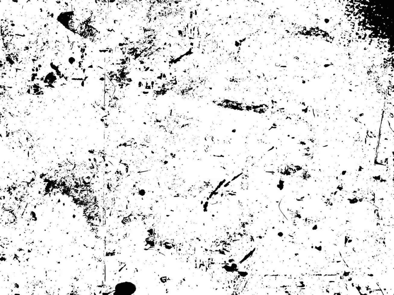 Rust and dirt overlay black and white texture vector