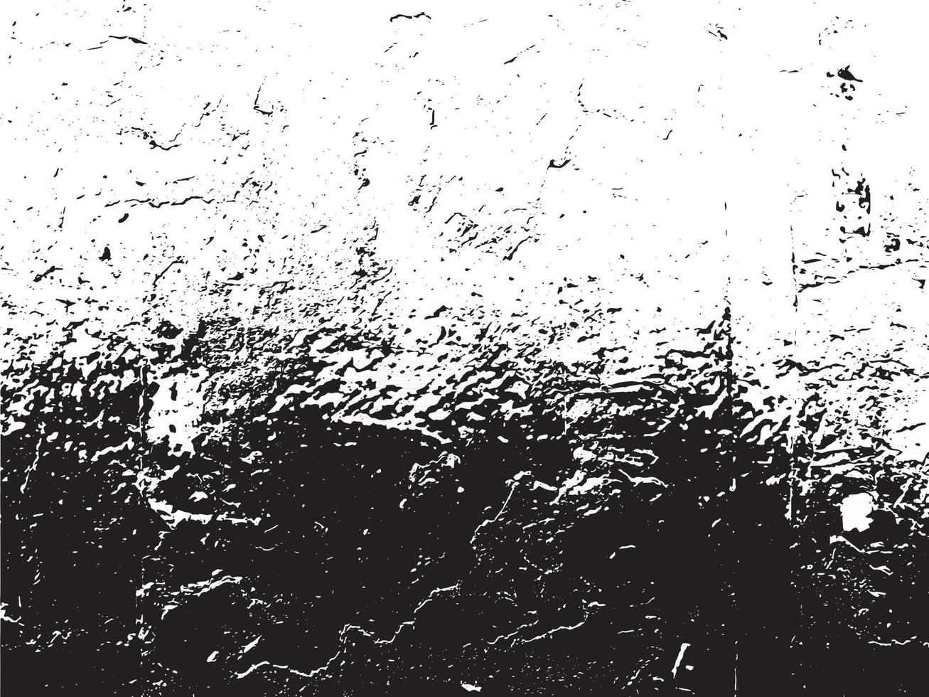 Rust and dirt overlay black and white texture vector