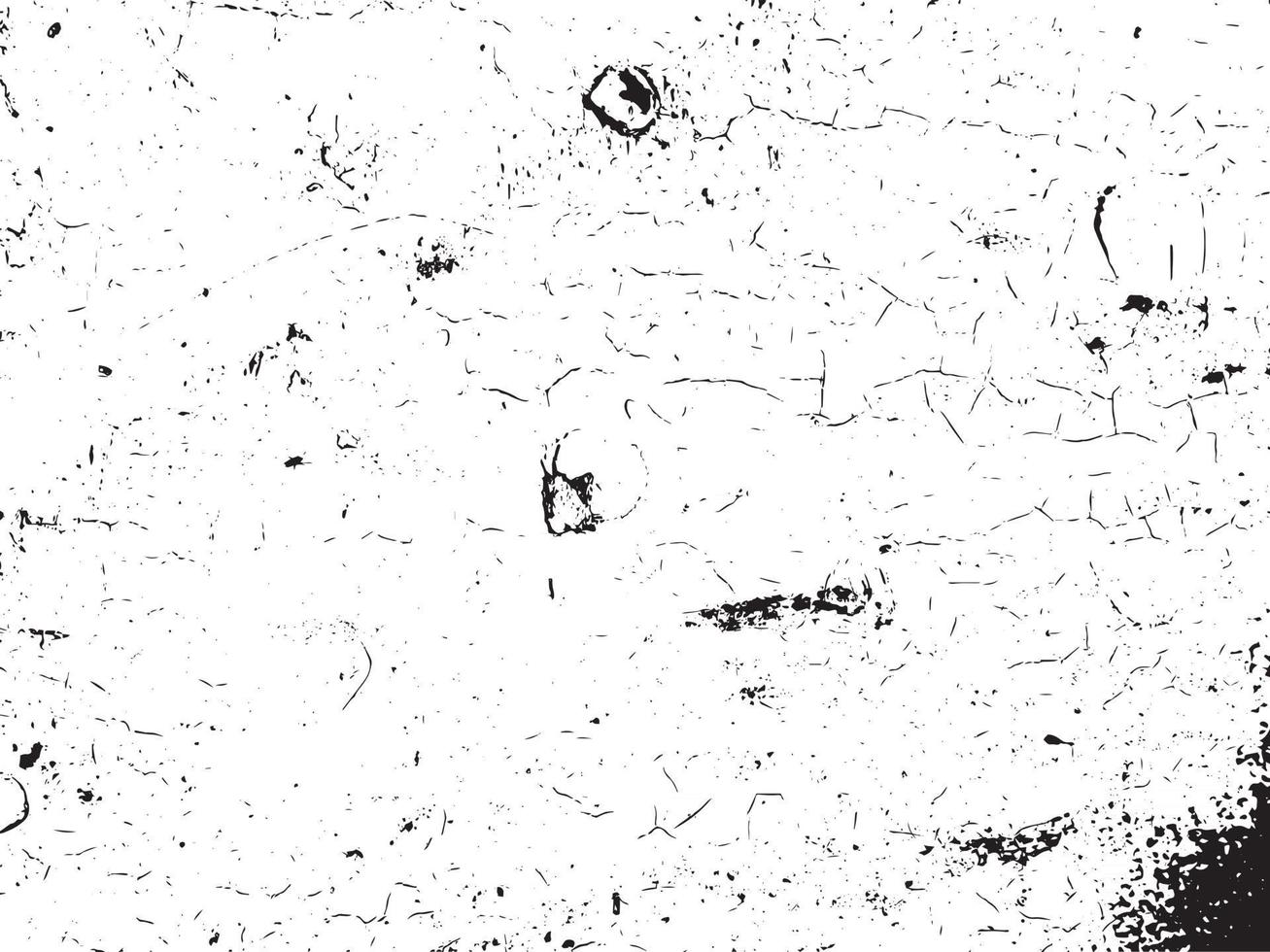 Rust and dirt overlay black and white texture vector