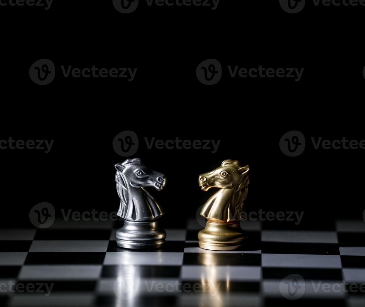 chess board game for competition and strategy photo