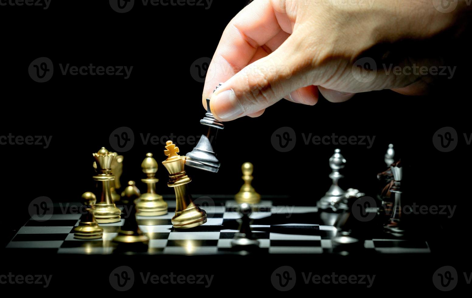chess board game for competition and strategy photo
