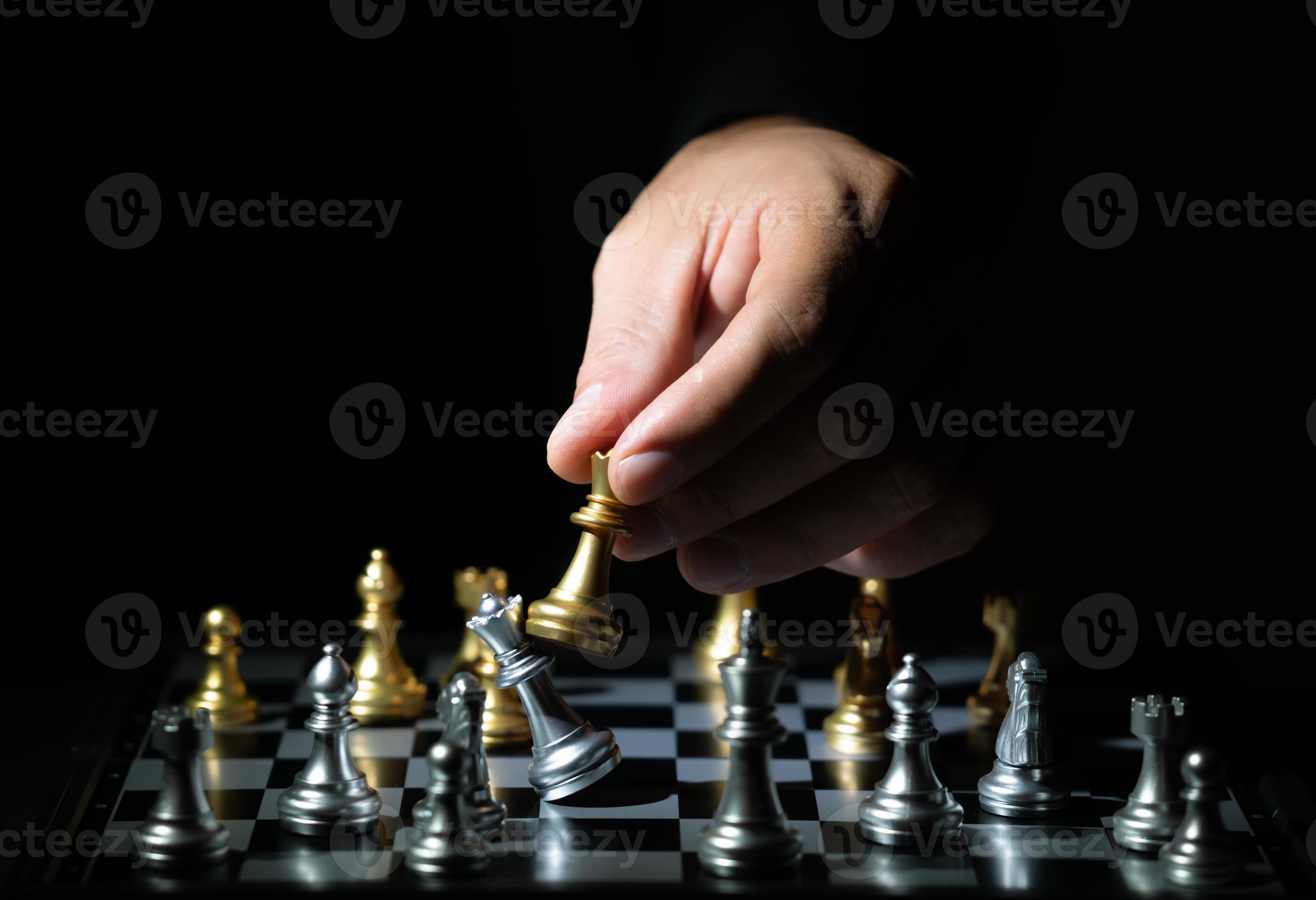 Strategic Moves, Chess Game Stock Photo - Image of chess, chessboard:  41812666