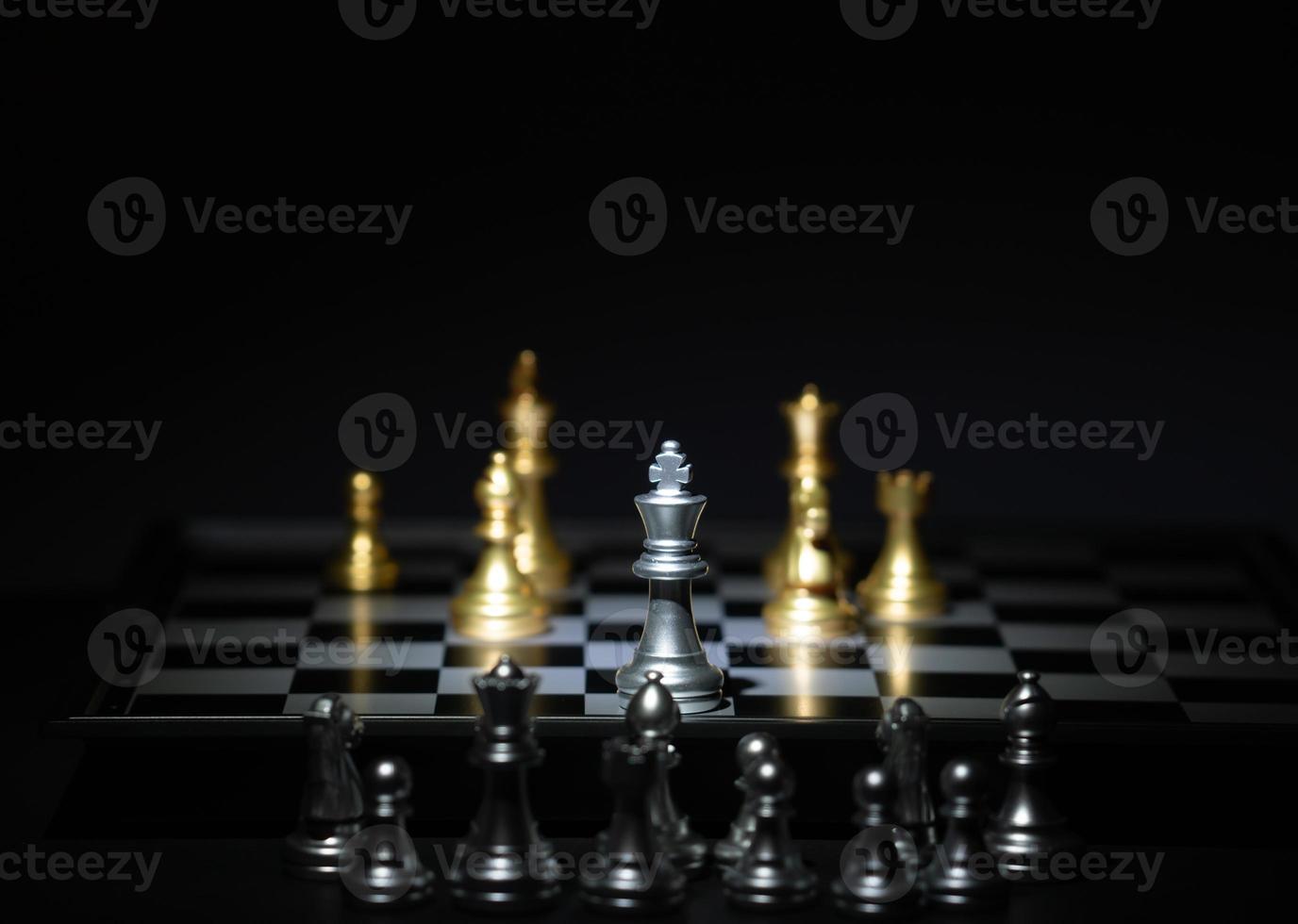 chess board game for competition and strategy photo