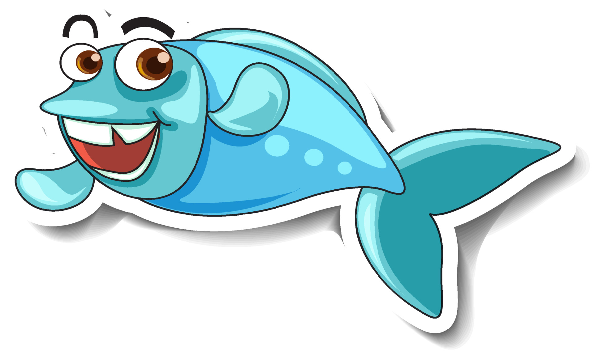 Sea Animal Cartoon Sticker with Cute Fish 3614203 Vector Art at Vecteezy Sea Animal Cartoon Sticker with Cute Fish 3614203 Vector Art at Vecteezy
