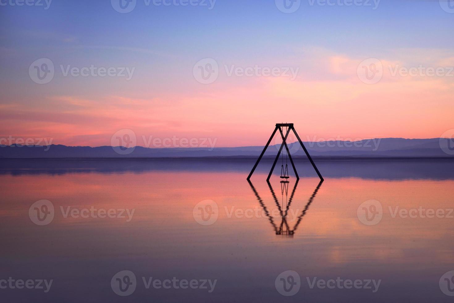 Peaceful Waters of Bombay Beach California in the Salton Sea photo