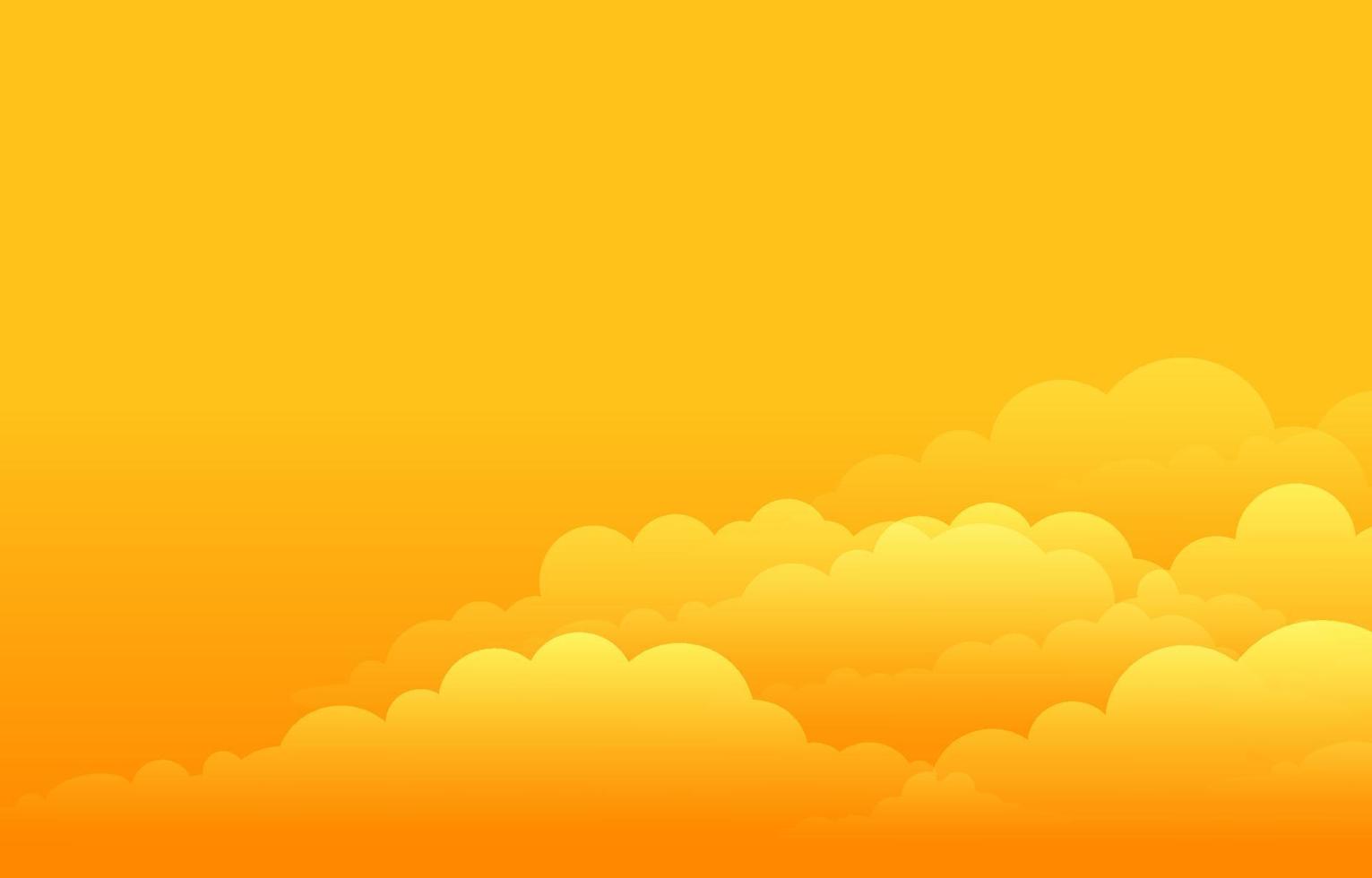 sunset sky background with clouds vector