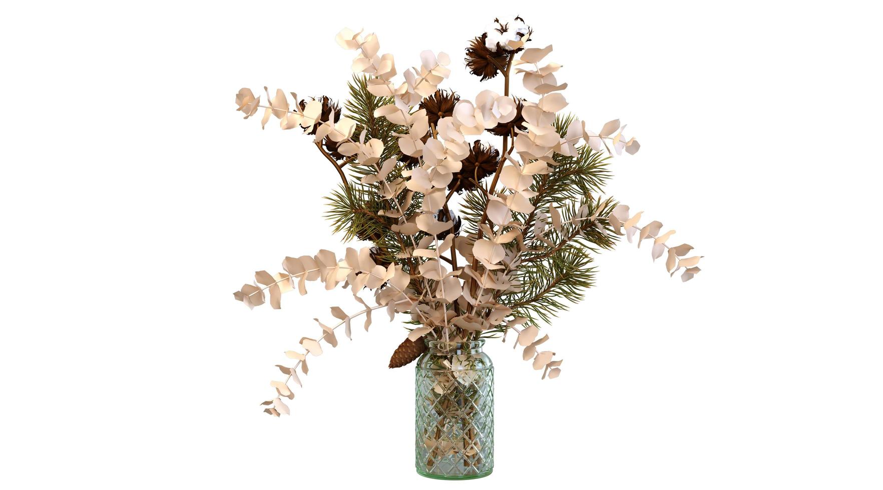 House Plants 3d Rendering photo