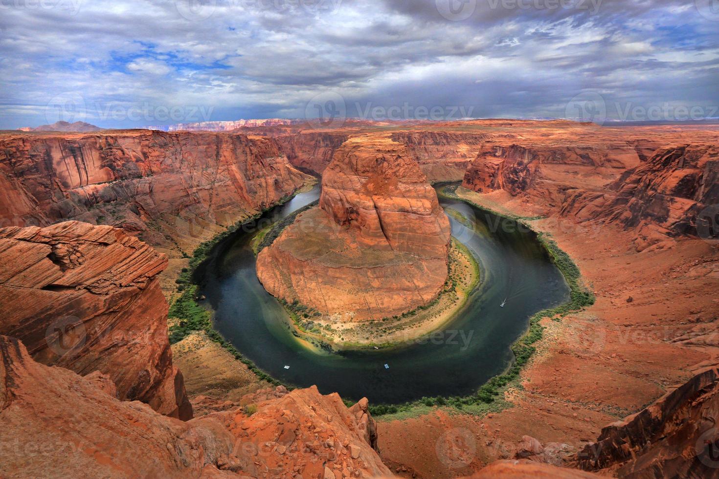 Curva de herradura del Gran Cañón, Arizona, EE.UU.Río Colorado foto