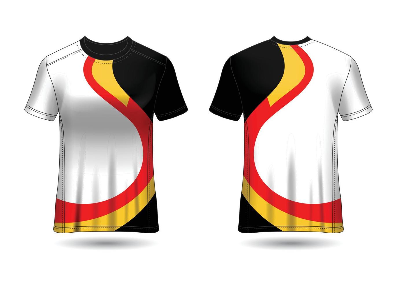 diseño de camiseta deportiva. maillot de carreras para club vector