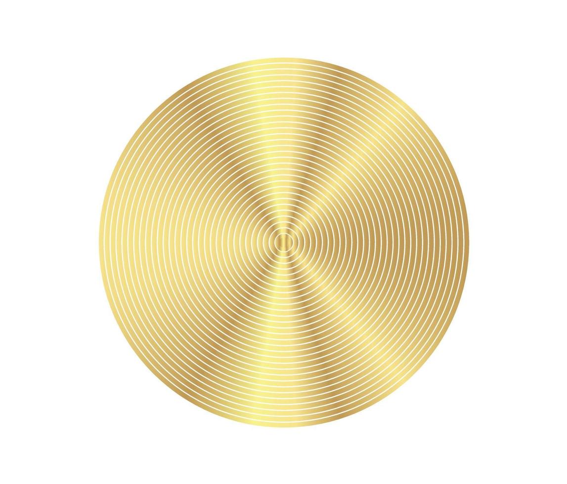Abstract Gold luxurious color square background. Gradient line pattern vector