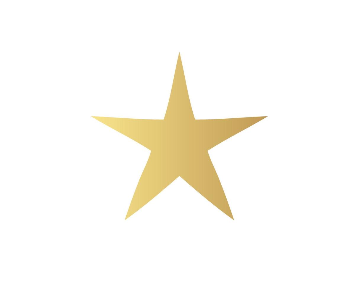 Star Icon vector eps10. Simple flat symbol. Star flat design  web site, mobile app, logo on white background.  illustration - Vector