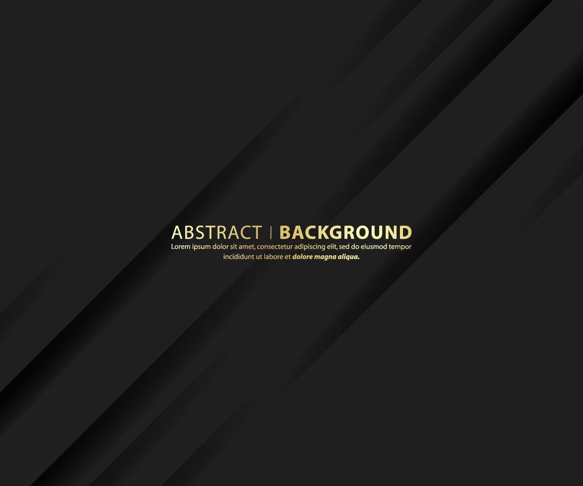 Dark and shadow abstract background. Modern Black design Template. vector illustration.