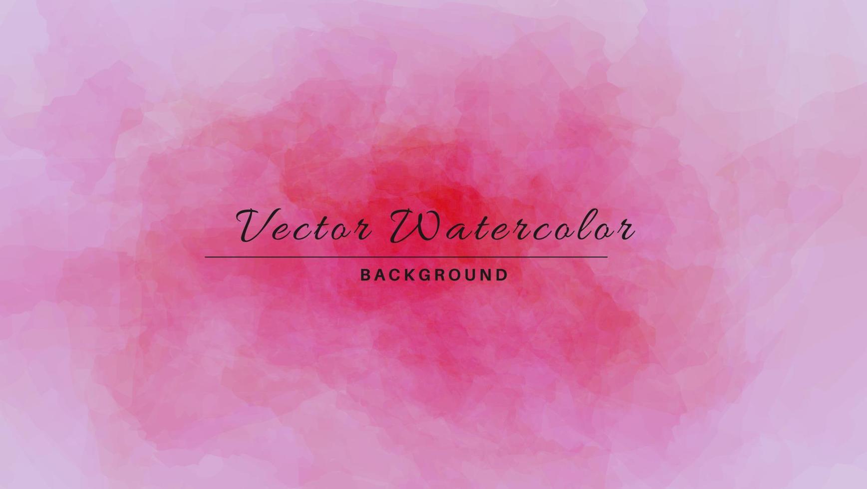 Minimal Modern Pink Watercolor Paint Texture Background Design vector