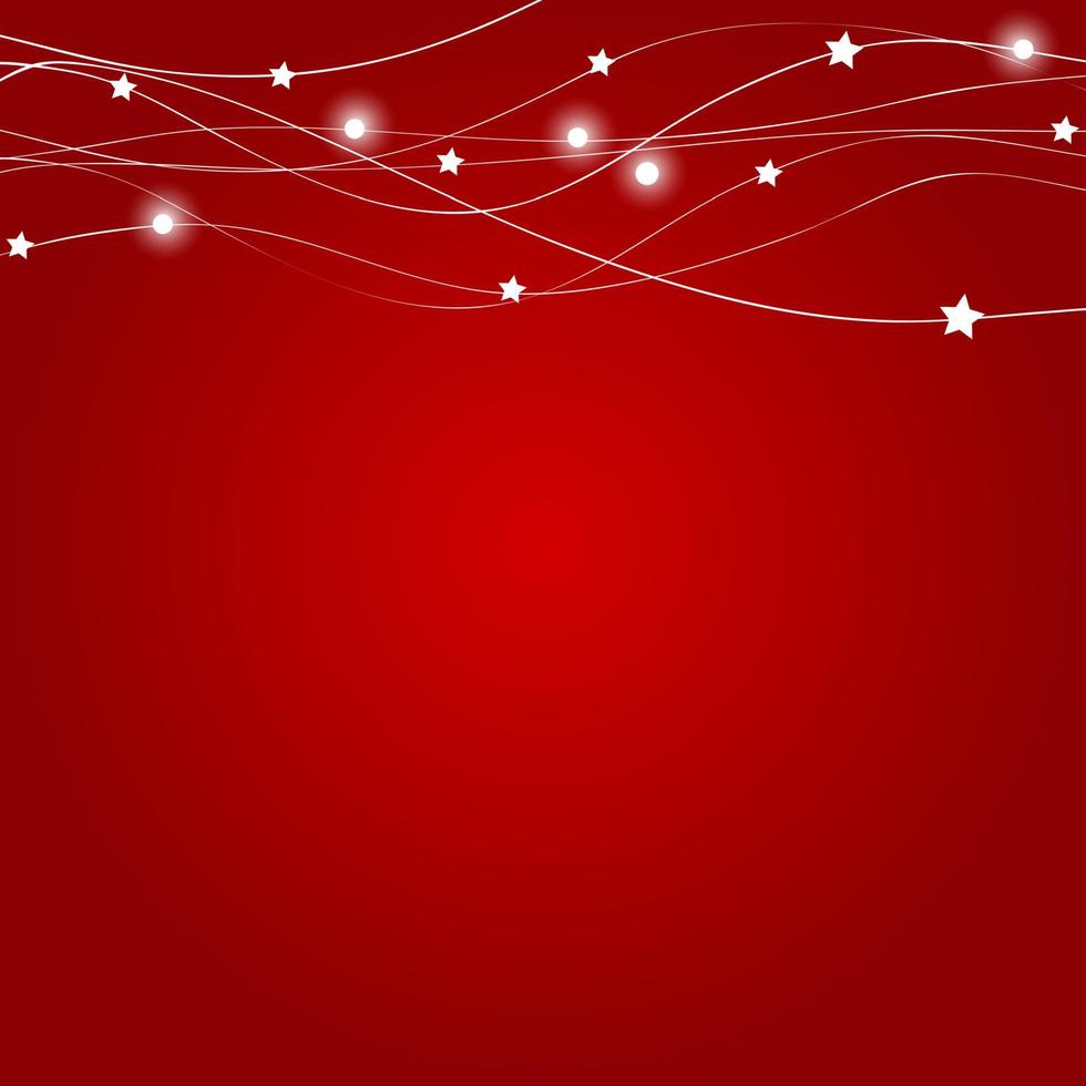 Abstract christmas red background vector illustration