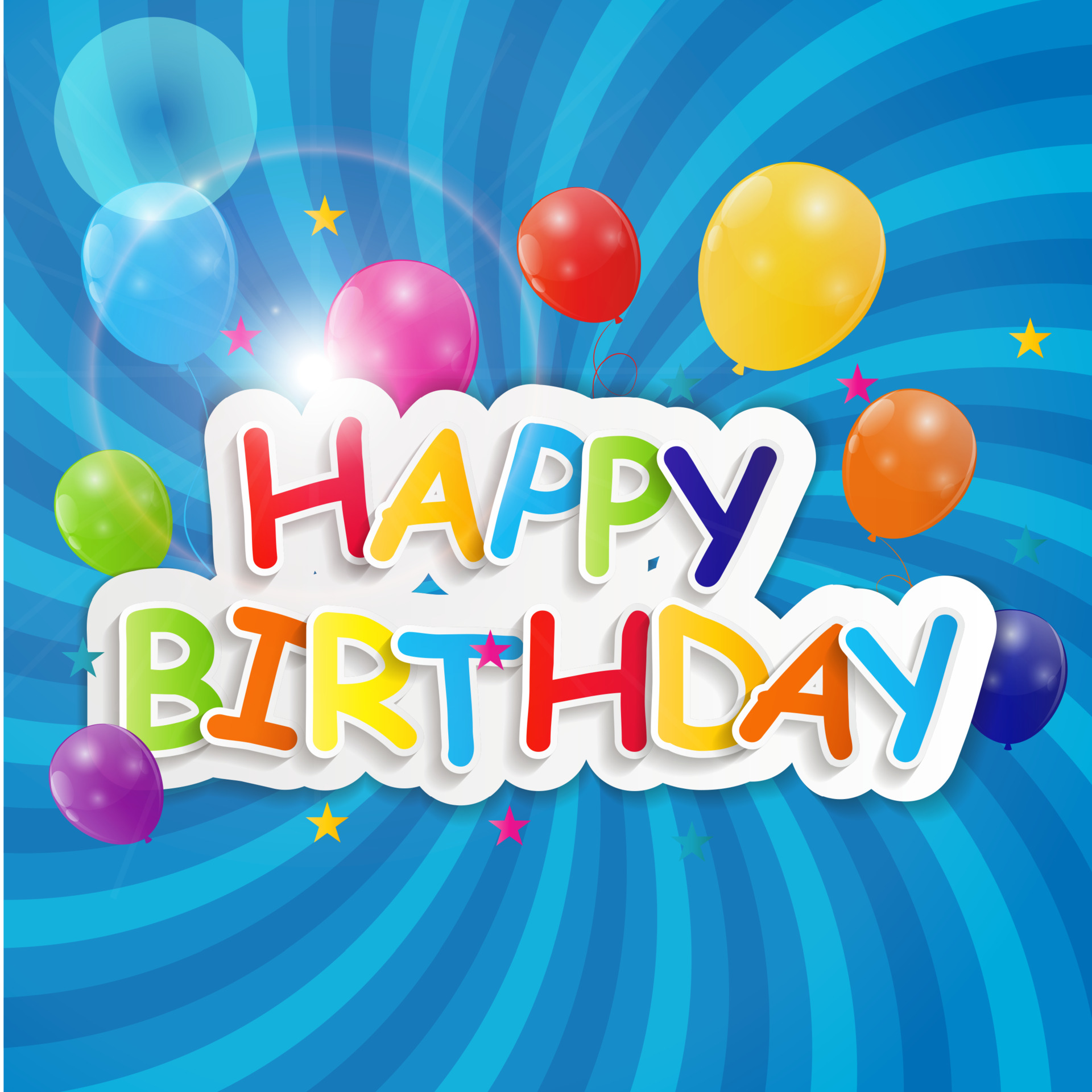 Happy Birthday Card Vector Illustration 3619212 Vector Art at Vecteezy