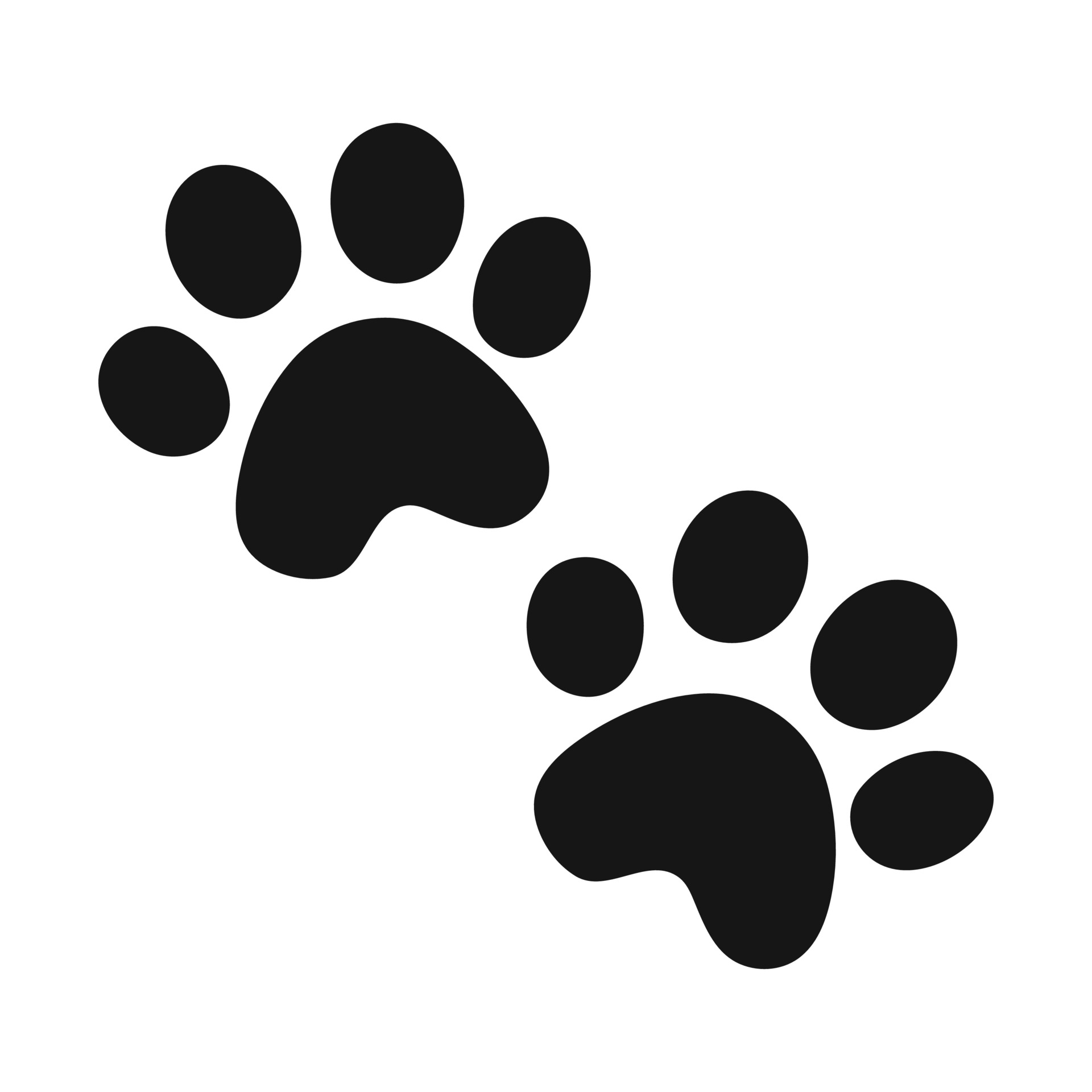 Paw Print. Dog and cat paw print. Pro Vector 3619217 Vector Art at Vecteezy