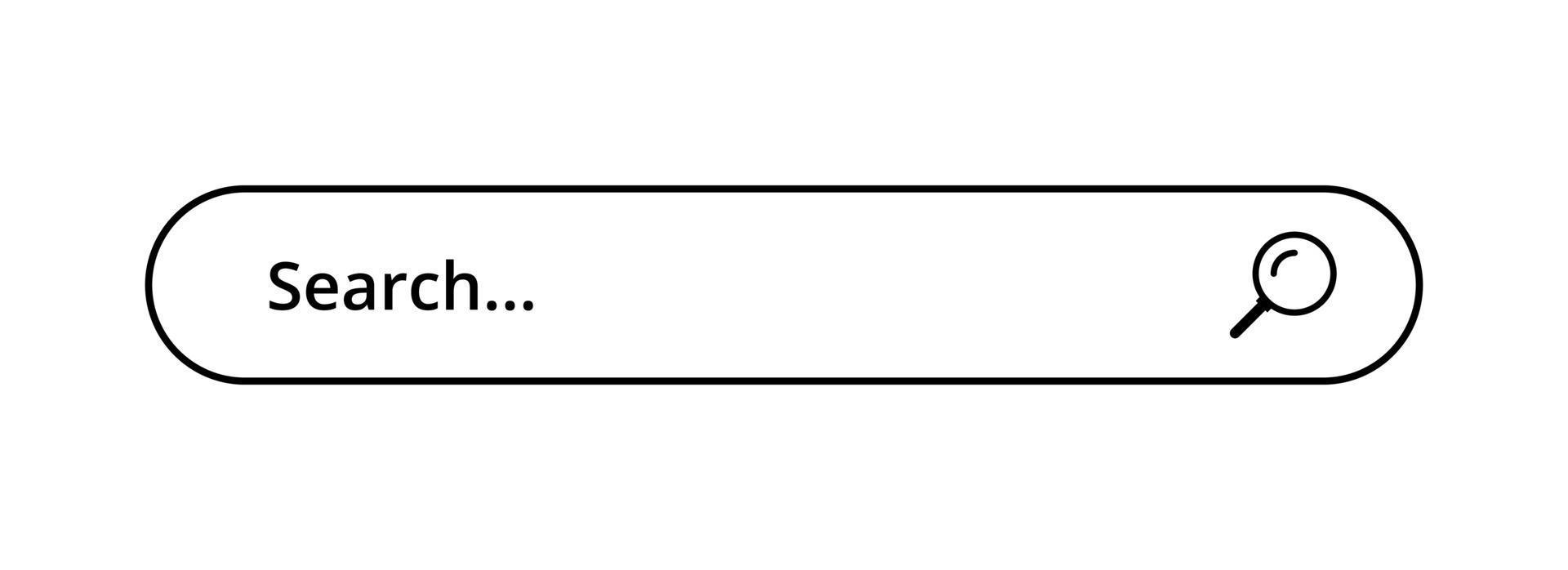 Search Bar icon logo Template 3619223 Vector Art at Vecteezy