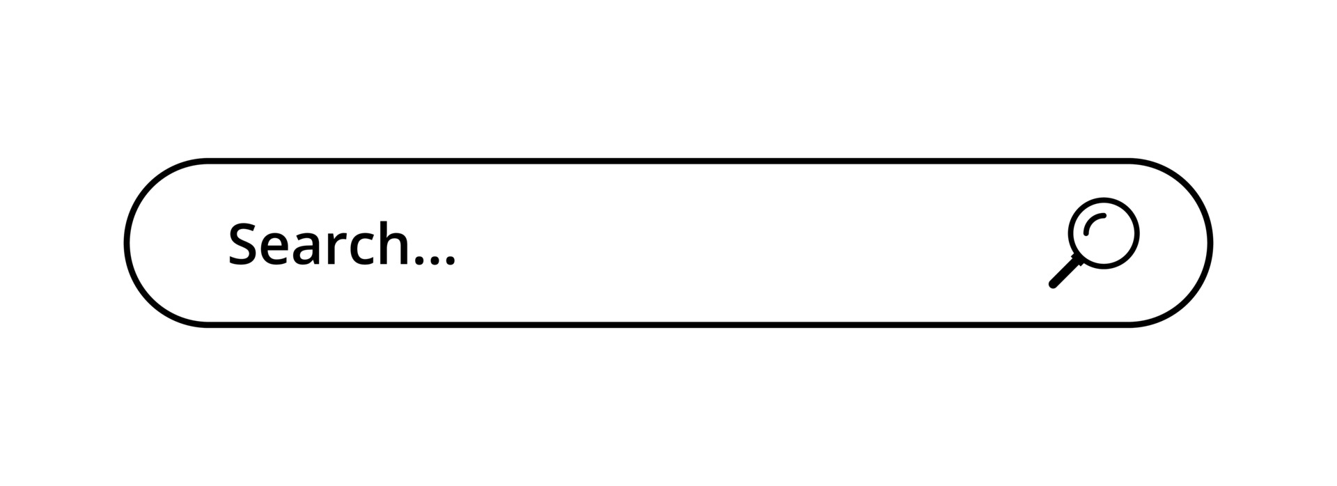 Search Bar icon logo Template 3619223 Vector Art at Vecteezy