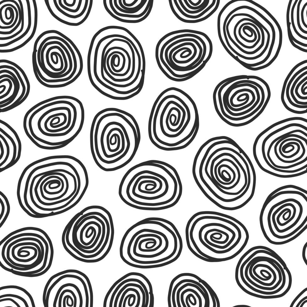 SEAMLESS HAND DRAW VORTEX  PATTERN BACKGROUND vector