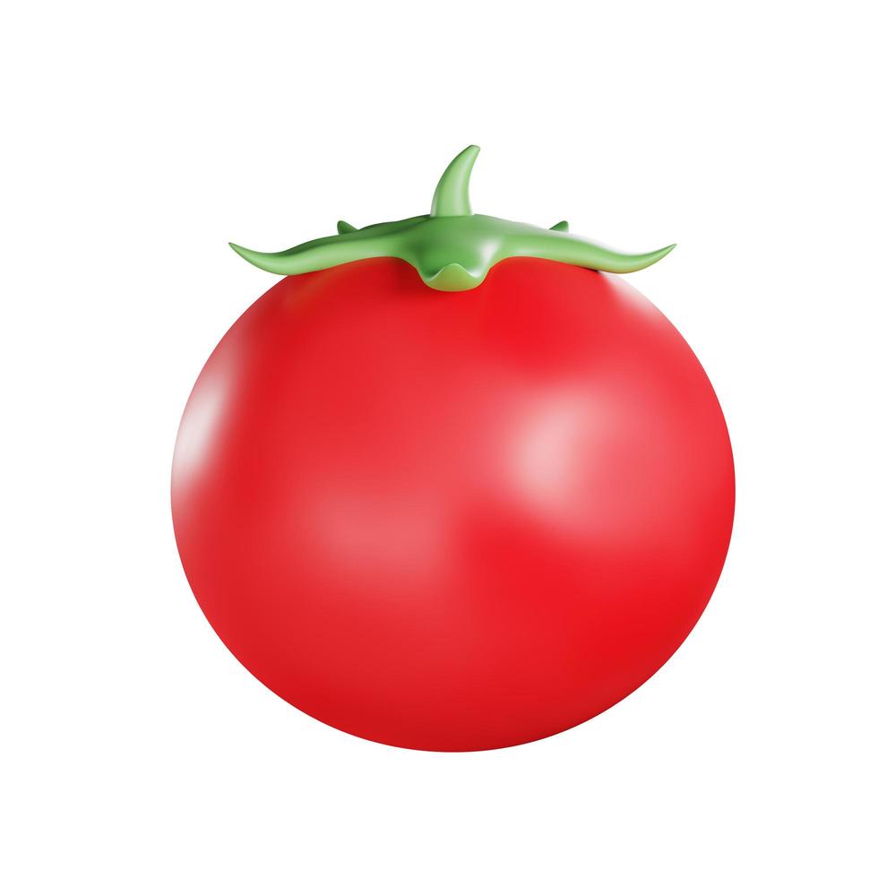 Ilustración de fruta de tomate foto