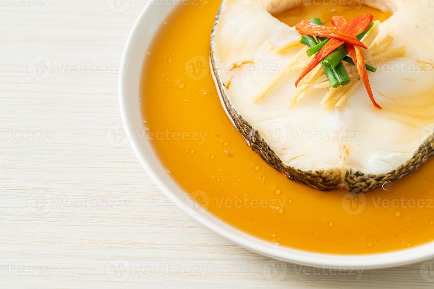 Steamed Cod Fish with Soy Sauce photo