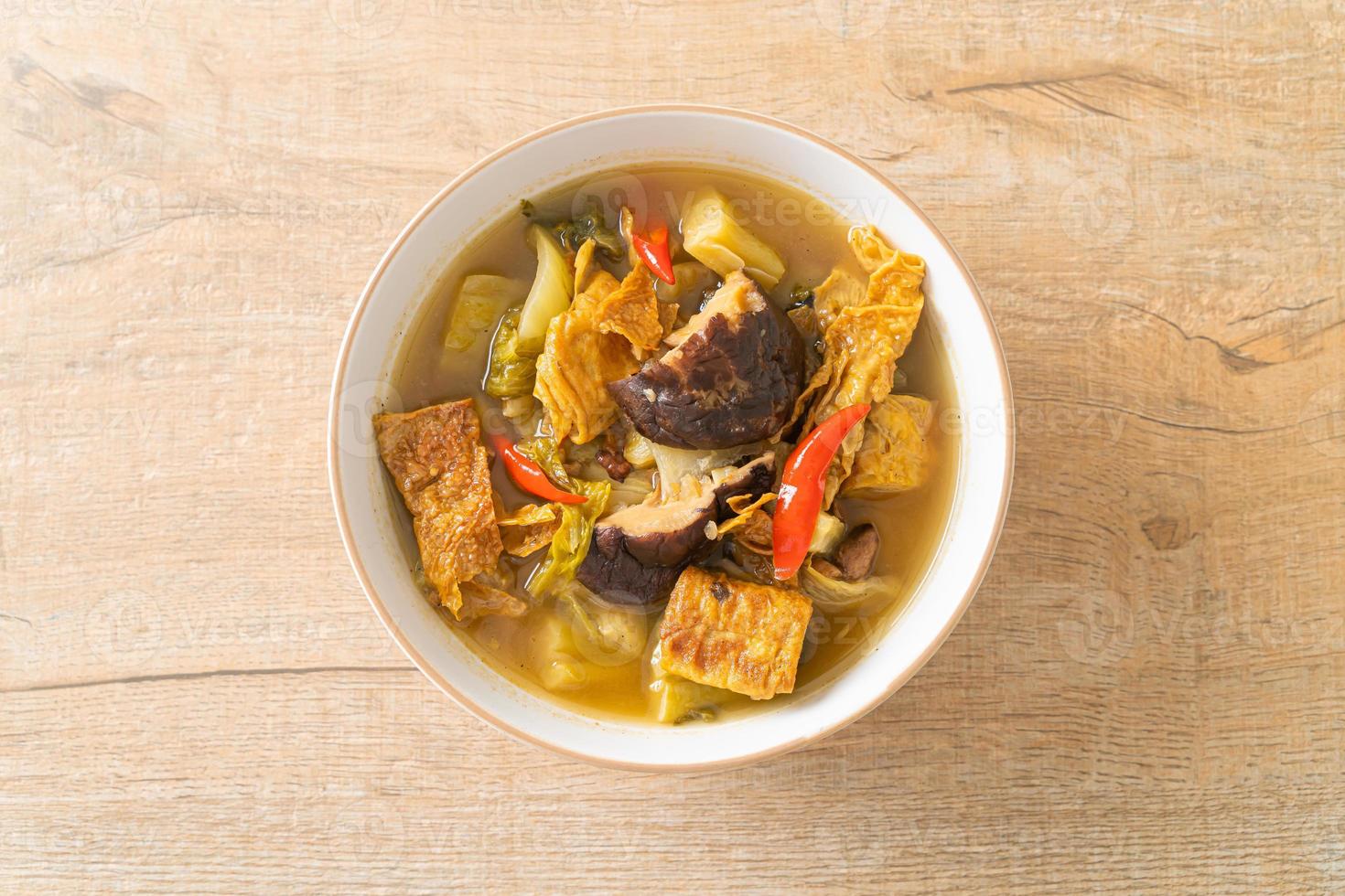 boiled pickled cabbage and bitter gourd soup 3620862 Stock Photo at