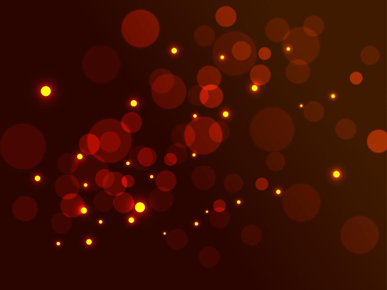Sparkling magical fairy space dots red abstract particles and glitter color background vector