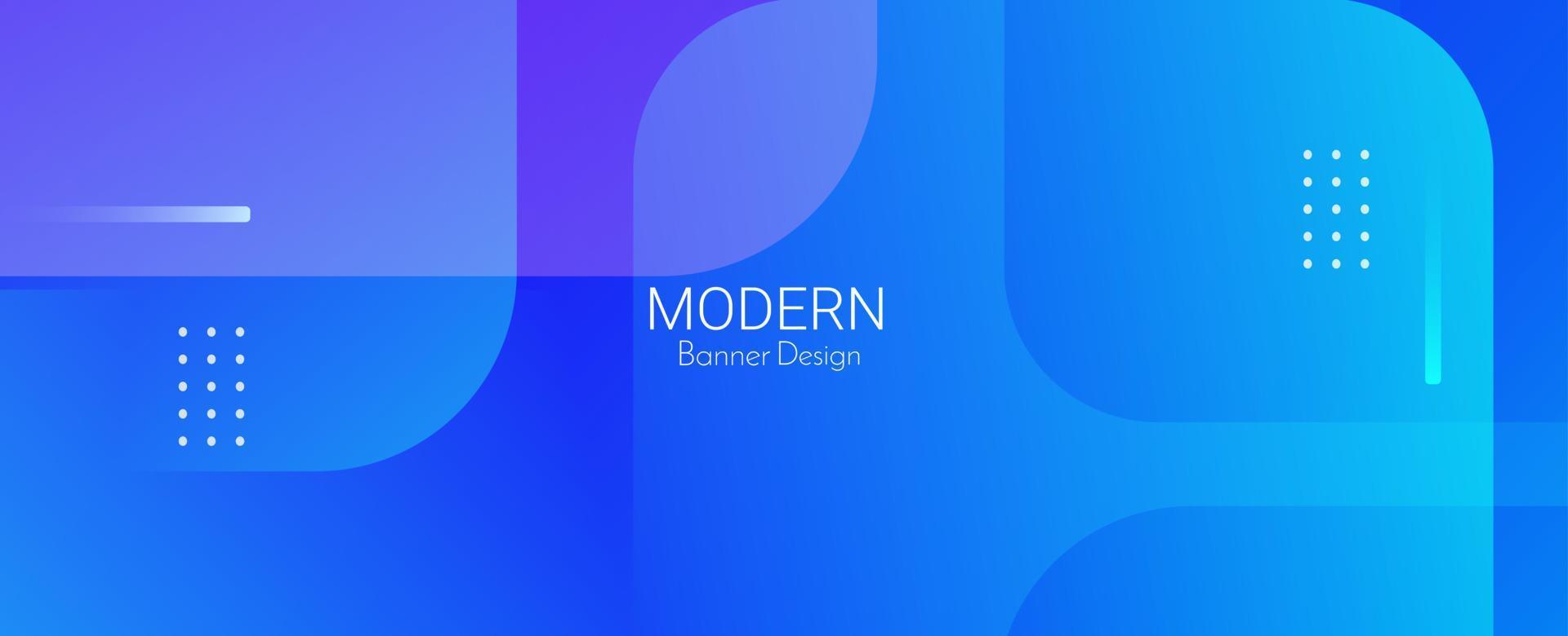 Abstract geometric smooth stylish blue colorful modern pattern background vector