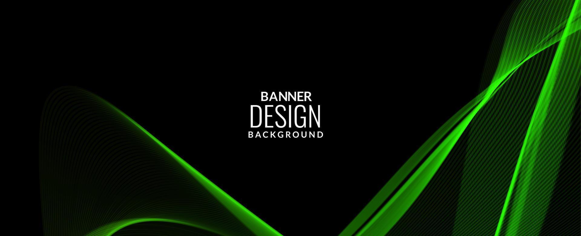 fondo abstracto moderno elegante verde colorido banner fondo vector