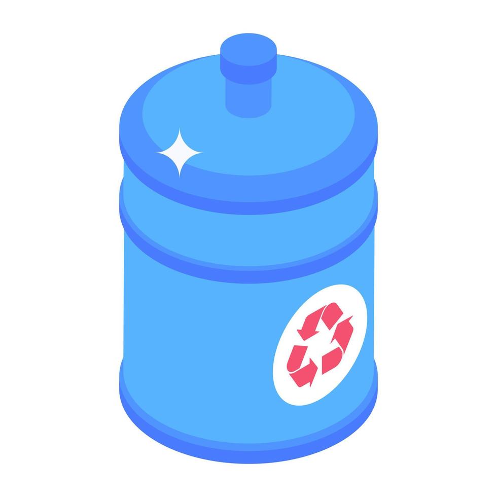 Bottle Recycle and Reuse vector