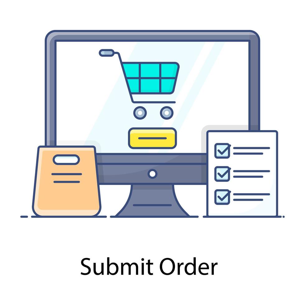Submit Order and  confirmation vector