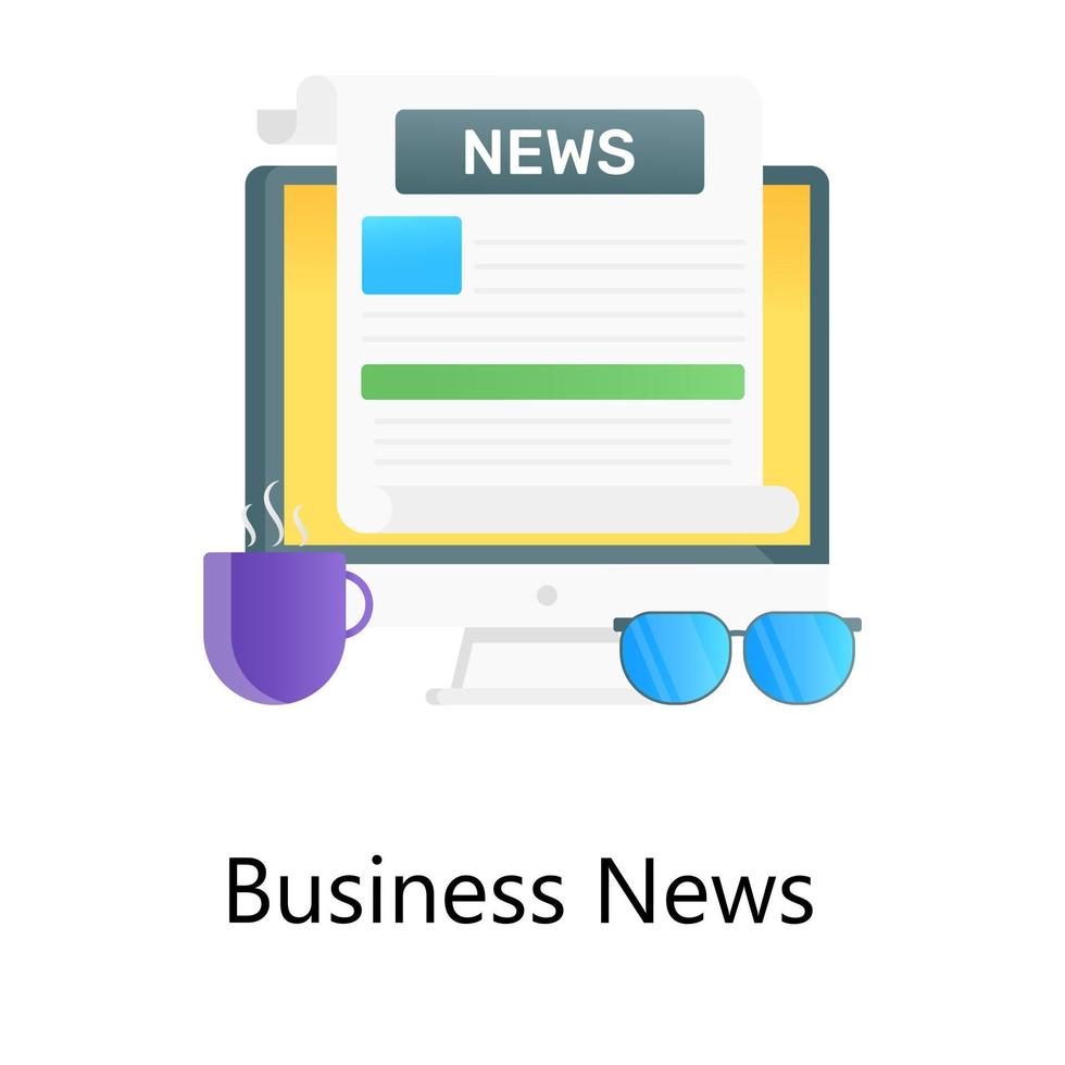 Business News and Stock vector