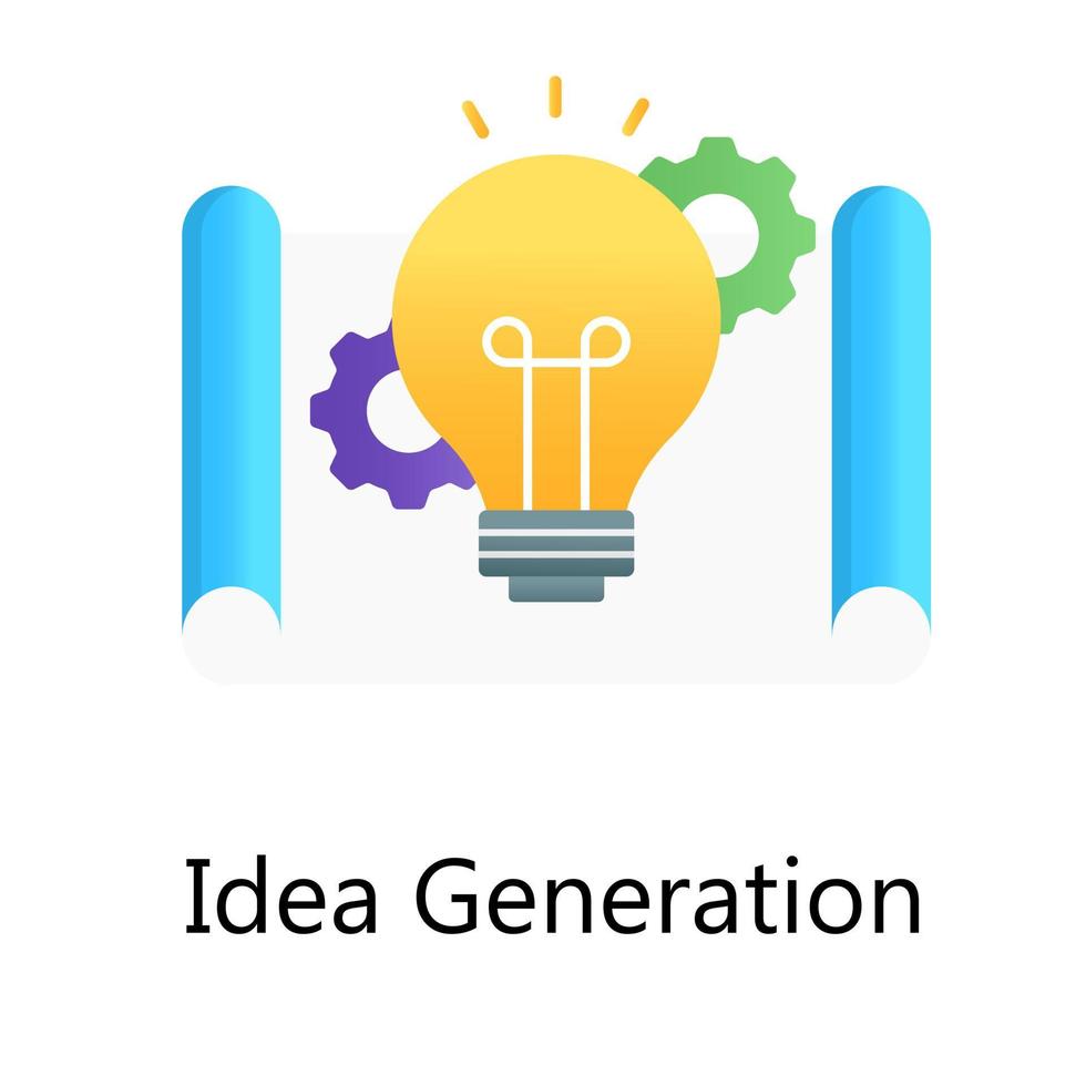 Idea Generation and Innovation vector
