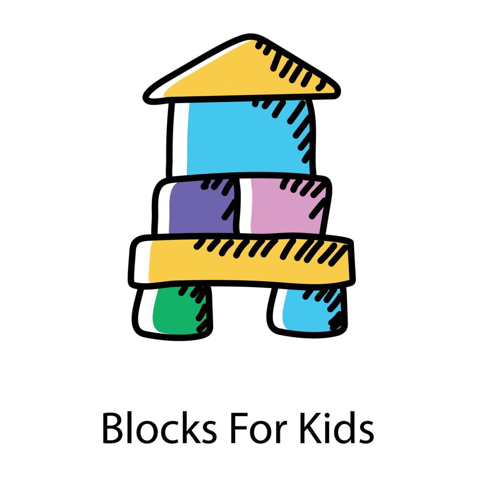 Blocks For Kids vector