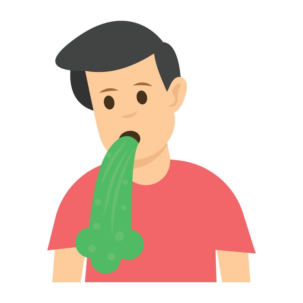 Vomit and Puke vector