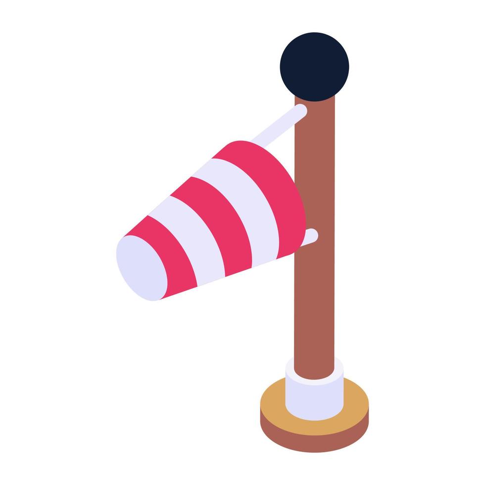 Windsock and Cone vector