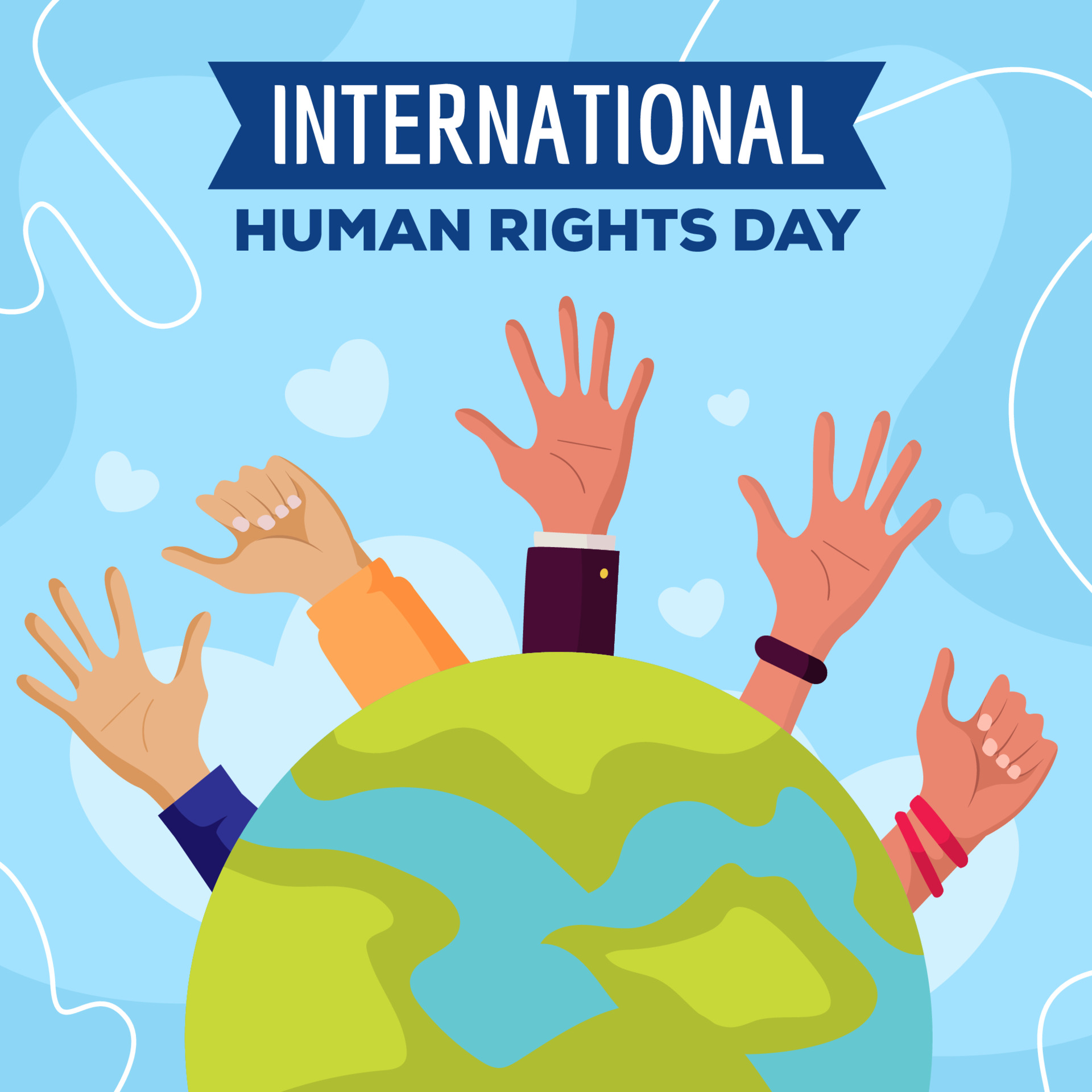 International Human Right Day Background 3622237 Vector Art at Vecteezy