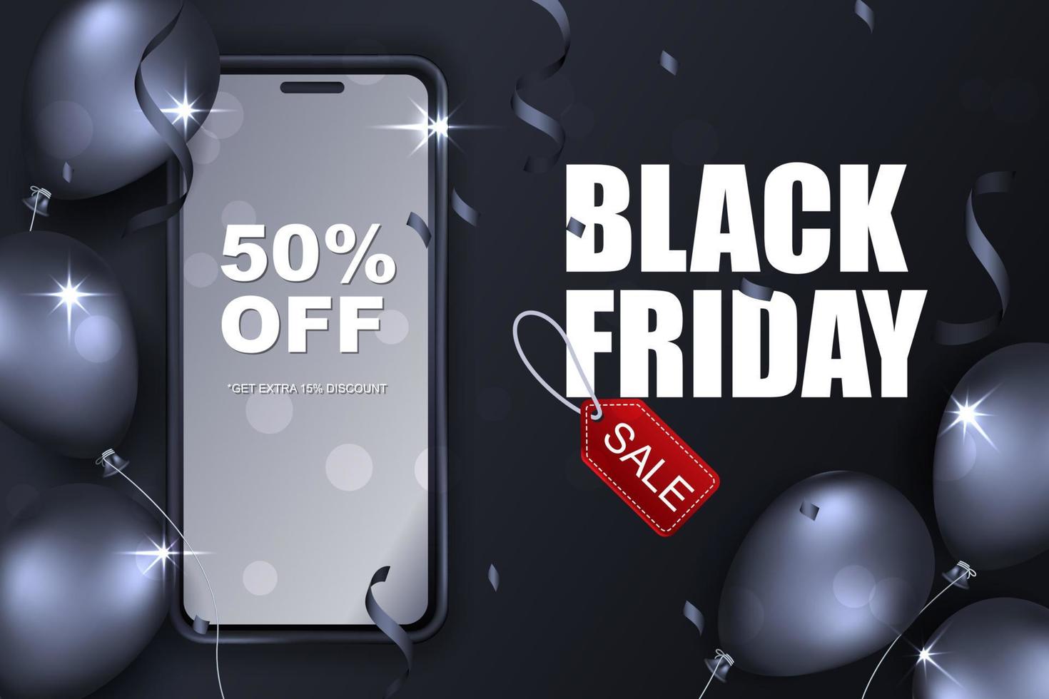 black friday super sale, banner sale , black friday background vector