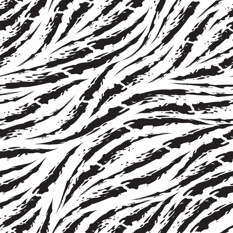 Seamless vector black and white pattern Zebra skin