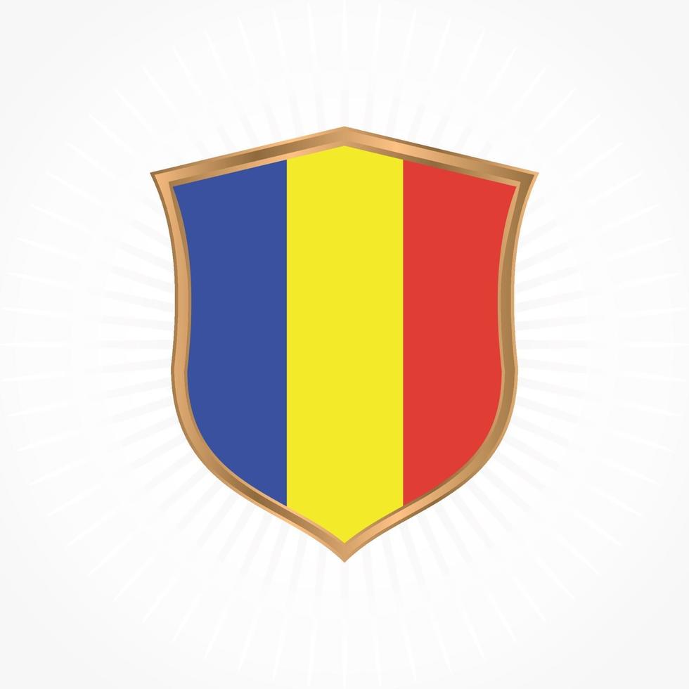 Romania Flag Vector Design
