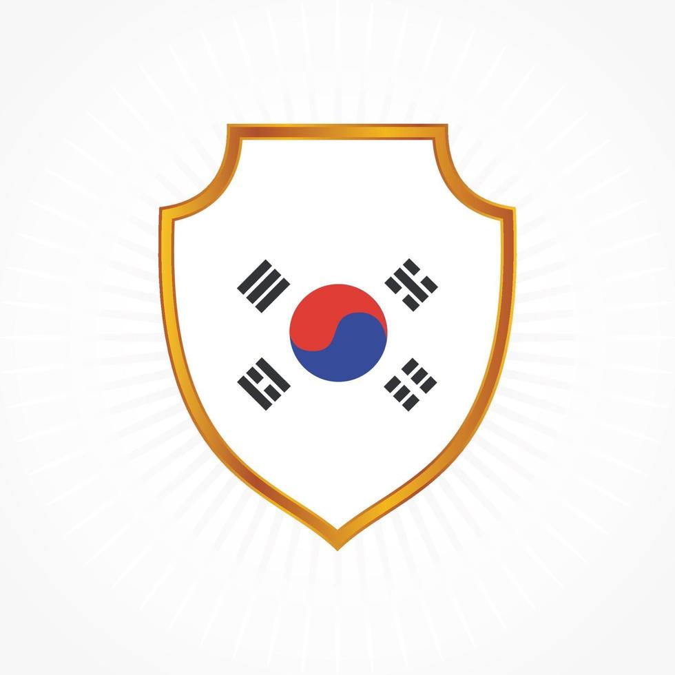 South Korea Flag Vector Design