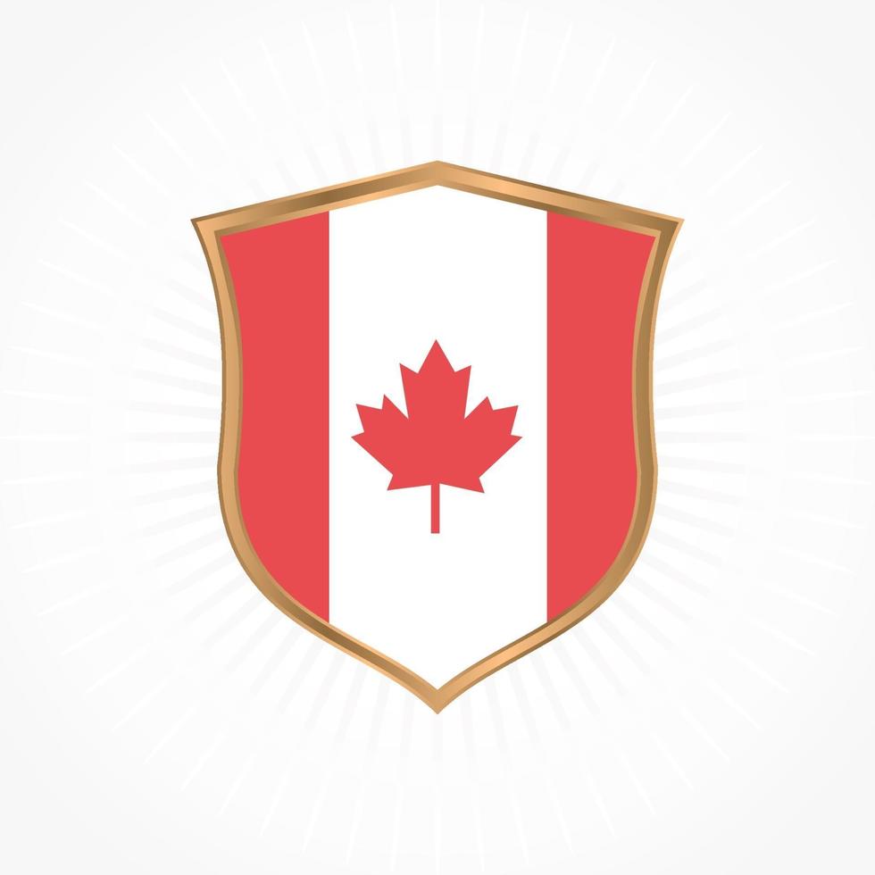 diseño de vector de bandera de canadá