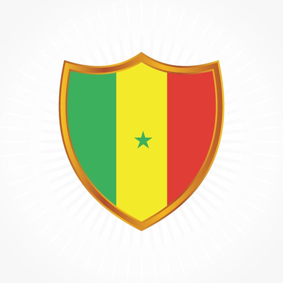 Senegal Flag PNG free vector