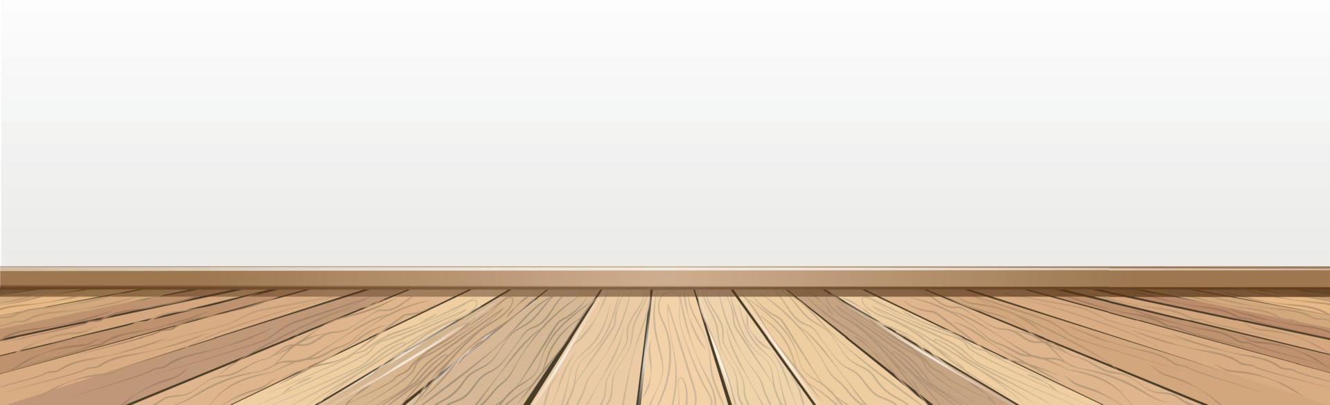 Realistic light wood floor and white wall, background for presentation -  Vector 3623184 Vector Art at Vecteezy